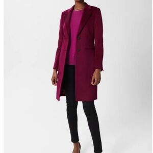 Elegant Women's Plum Blazer Coat